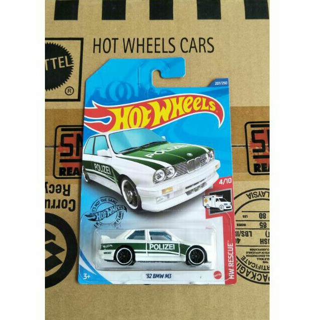 Jual Hot wheels 92 BMW M3 Polizei | Shopee Indonesia