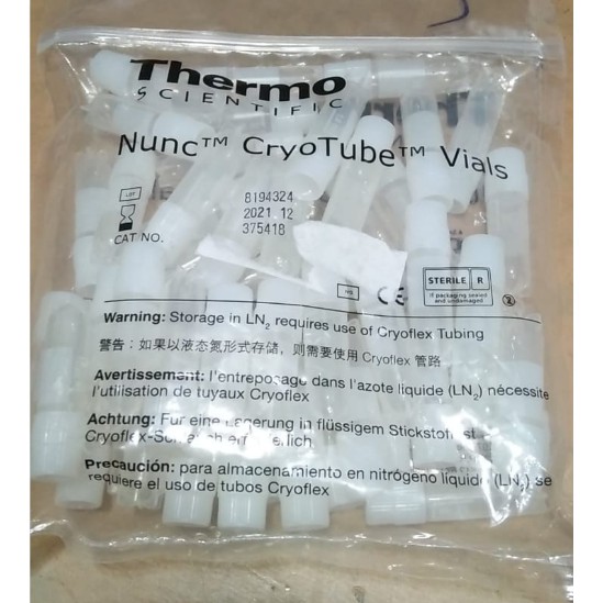 Pack De 50 Cryotubes Rotatifs Nunc 1,8 Ml - Idéal Pour Le Stockage En Laboratoire