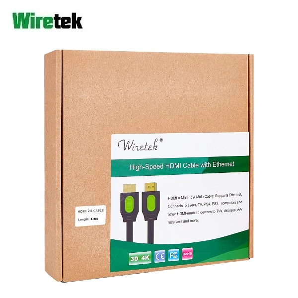 HDMI 2.0 High Speed HDMI 4K 60Hz Cable with Ethernet 1.5 meter WIRETEK