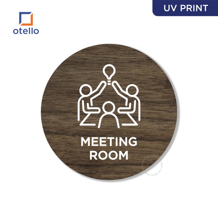 Jual Signage Meeting Room Label Tempel Hiasan Dinding Dekorasi Sign ...