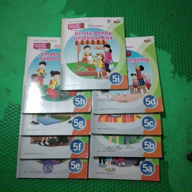 Jual BUKU BEKAS ERLANGGA - TEMATIK TERPADU KELAS 5 SD K13 REVISI ...