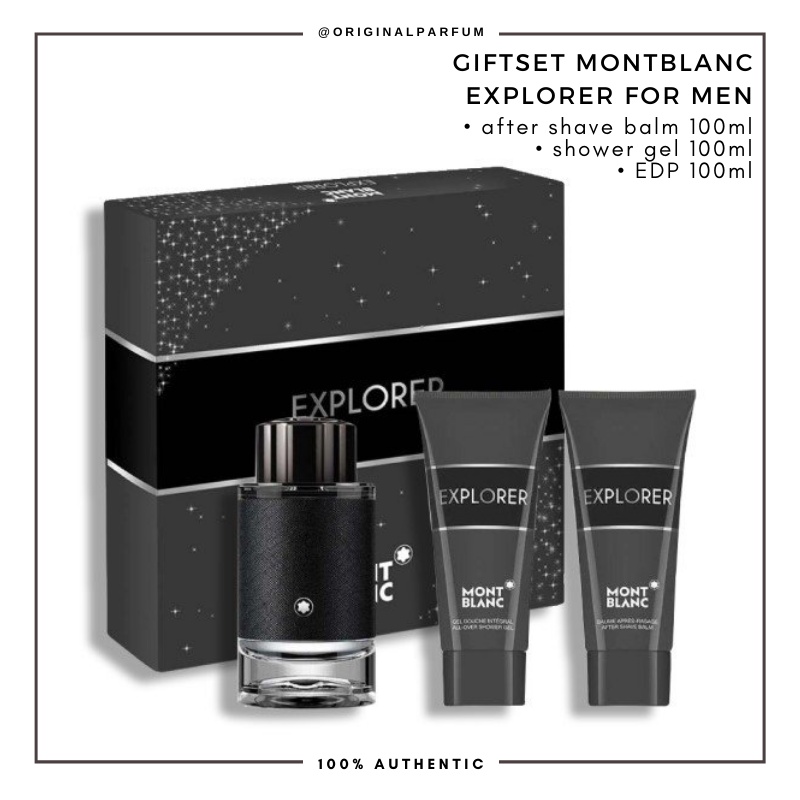 Jual Giftset Montblanc Explorer EDP For MEN Original Shopee Indonesia