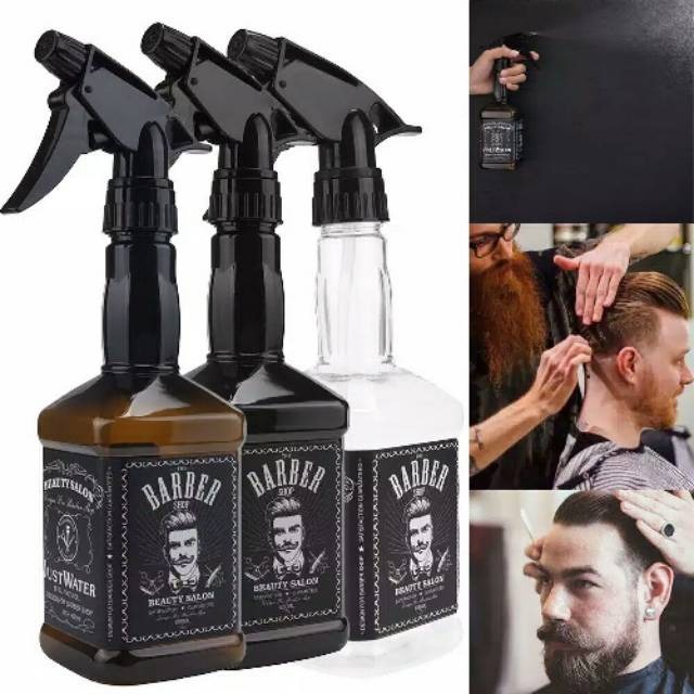 Jual Sprayer Semprotan SALON BARBER SPRINKLER MIST BOTOL BARBER MIRAS ...