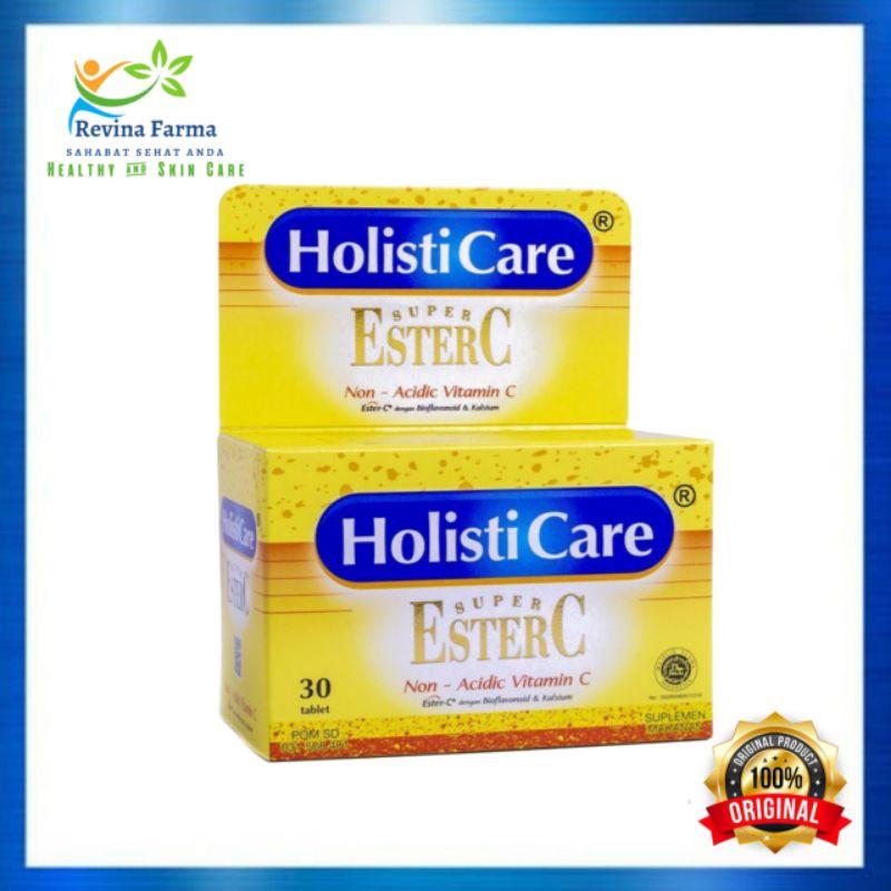Jual Ester C Holisticare isi 30 Kaplet Vitamin C, Holisticare Ester C ...