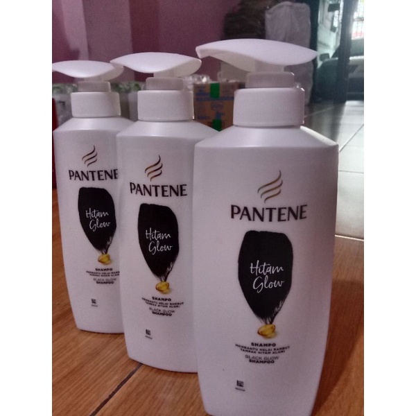 Pantene Shampoo Hitam Glow 400ml