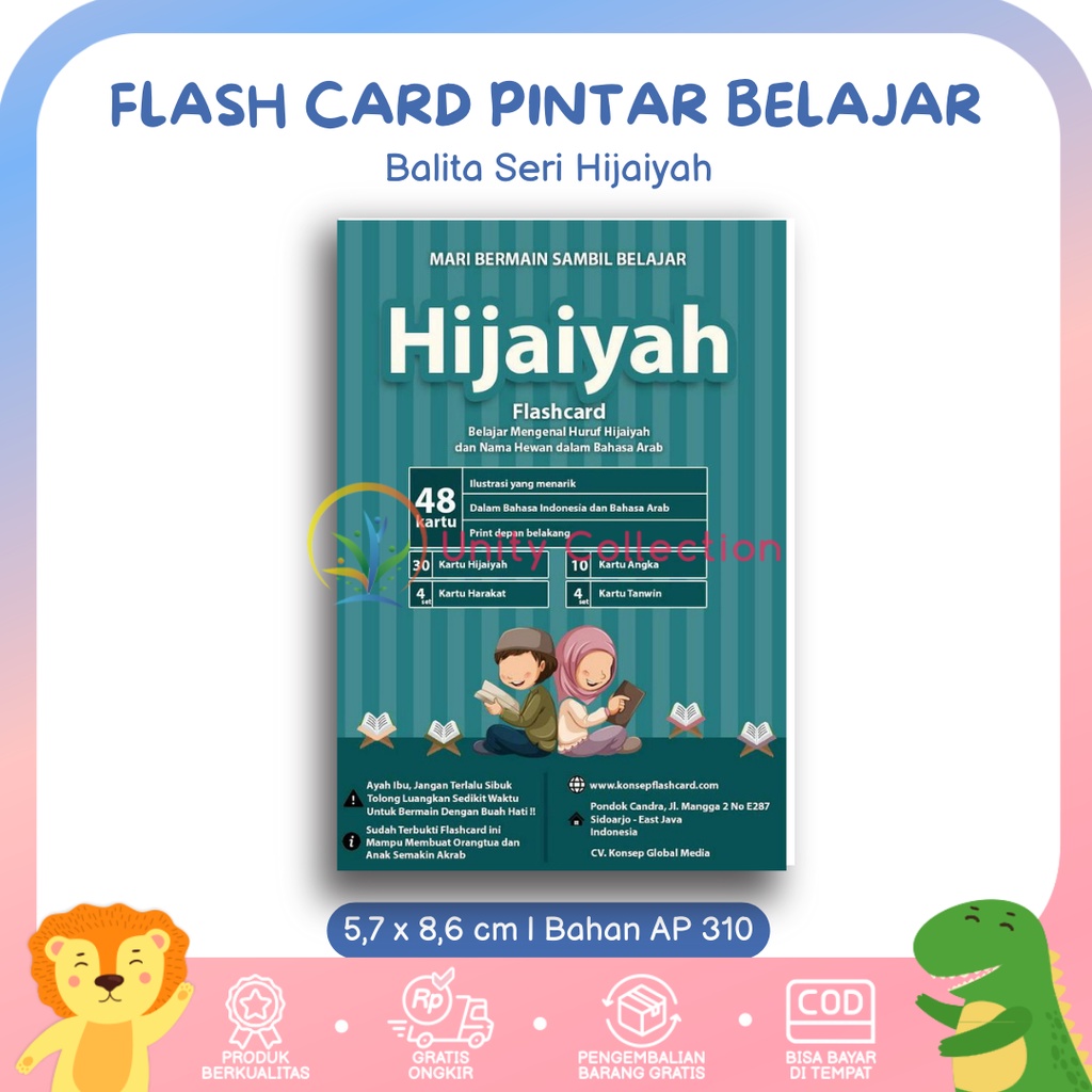 Jual Flashcard Seri Hijaiyah / Kartu Belajar Flash Card | Shopee Indonesia