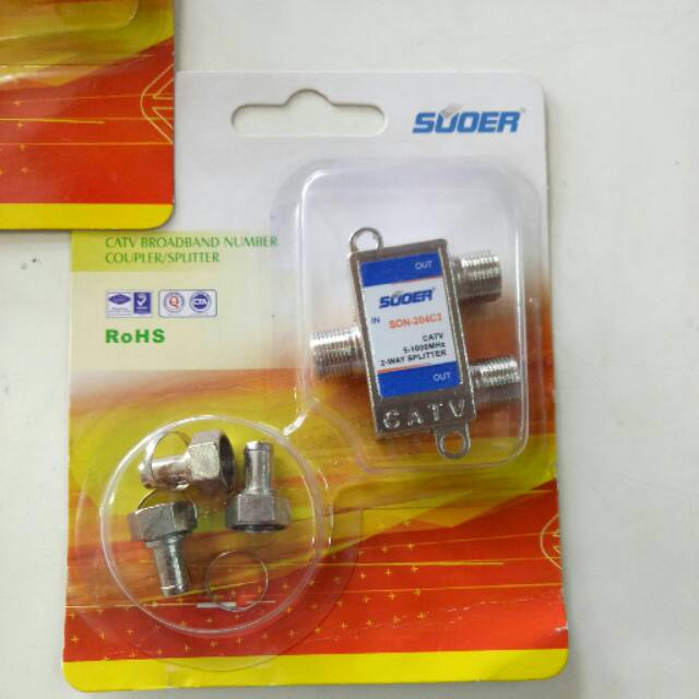 6ウェイ スプリッター 同軸ケーブル スプリット CATV テレビアンテナ 同軸信号スプリット 5-1000MHz