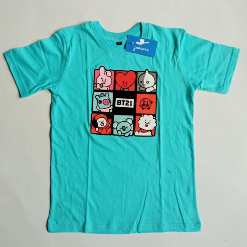 Jual BAJU ANAK BT21 KAOS BT21 ANAK BAJU BT21 ANAK PEREMPUAN BAJU