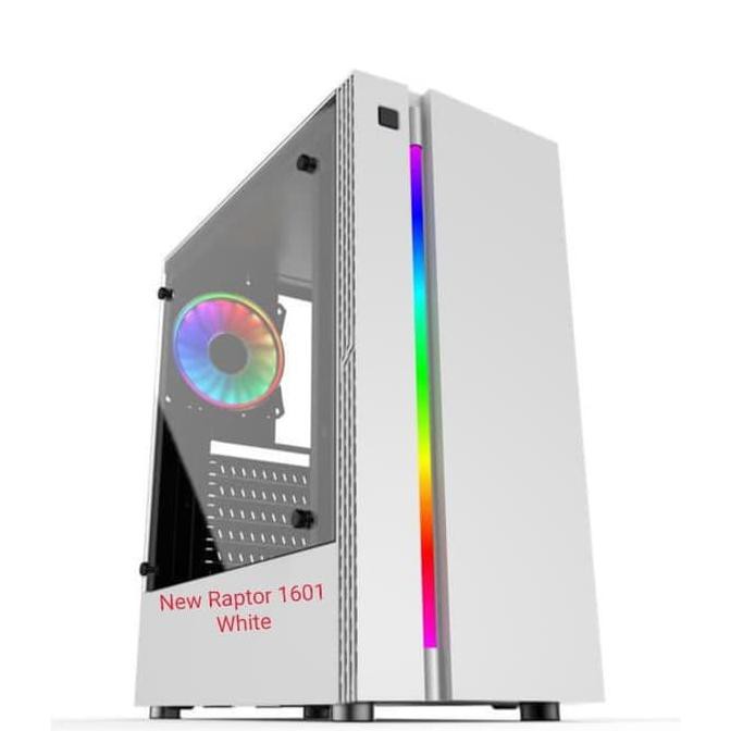 Jual Casing Raptor 1601 LED RGB White BERMUTU | Shopee Indonesia