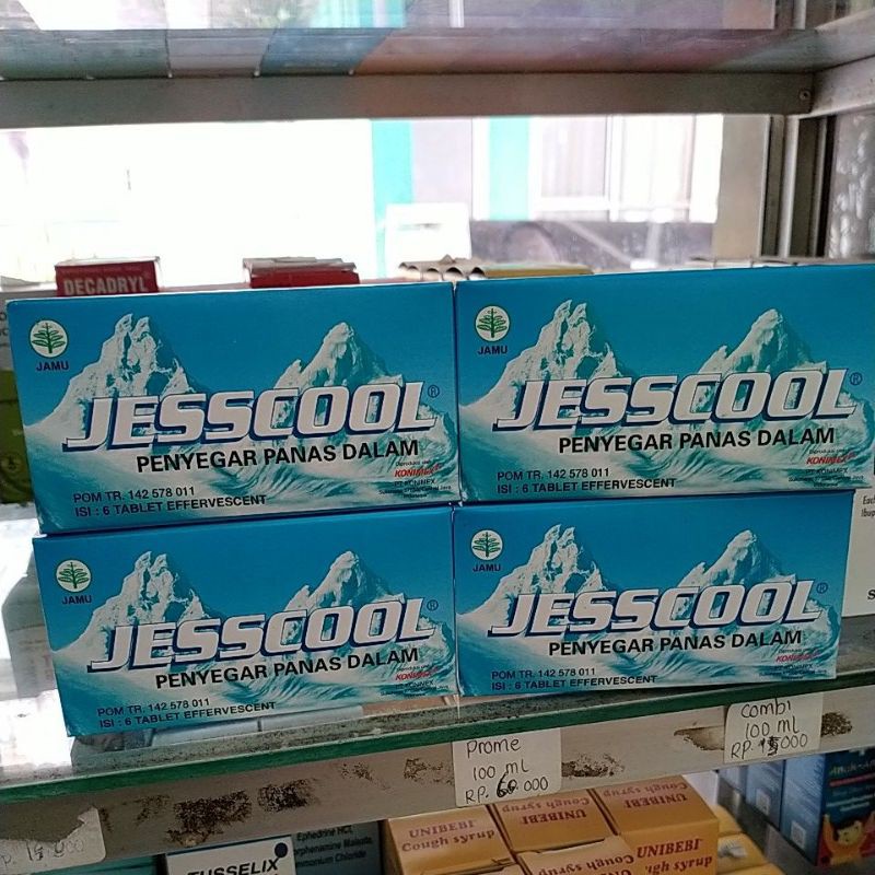 Jual JESSCOOL PENYEGAR PANAS DALAM/ BOX ISI 6 TAB | Shopee Indonesia