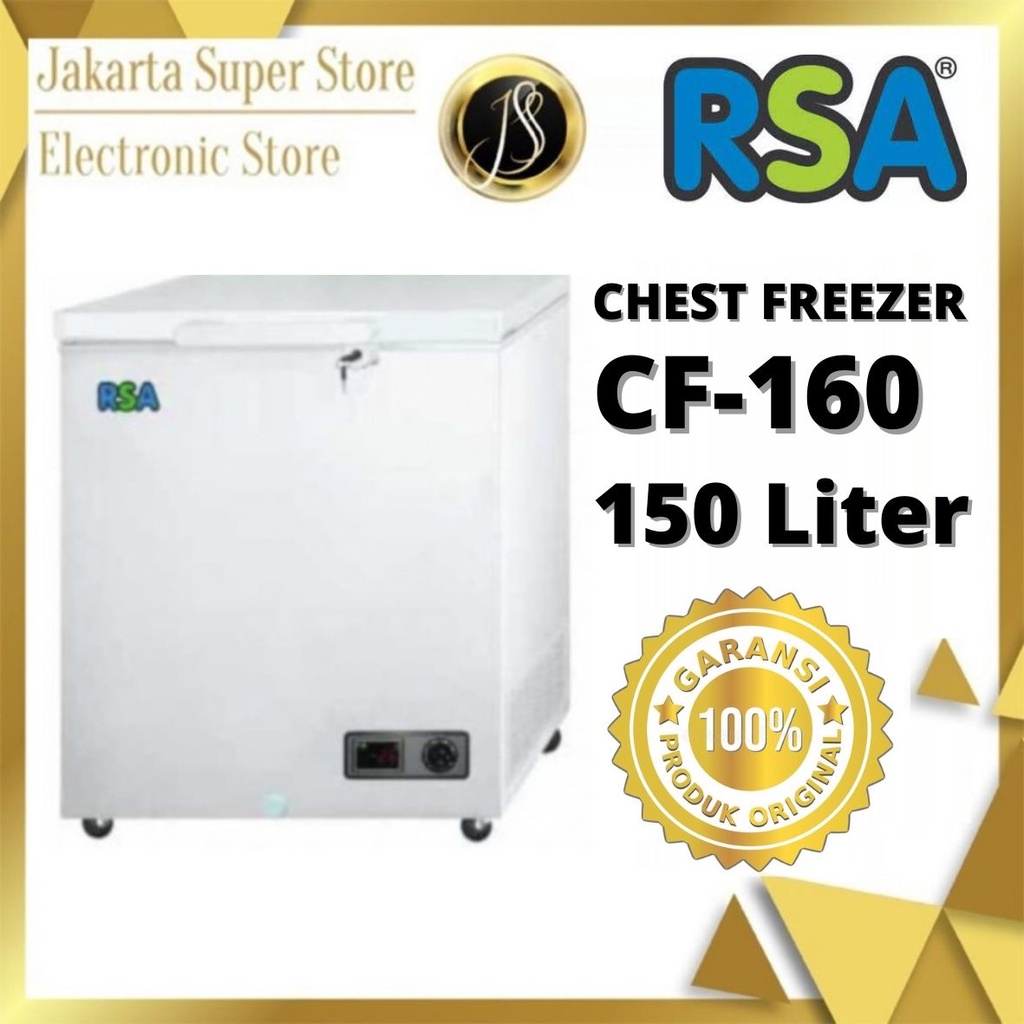 Jual RSA CHEST FREEZER 150 LITER RSA CF-160 | Shopee Indonesia