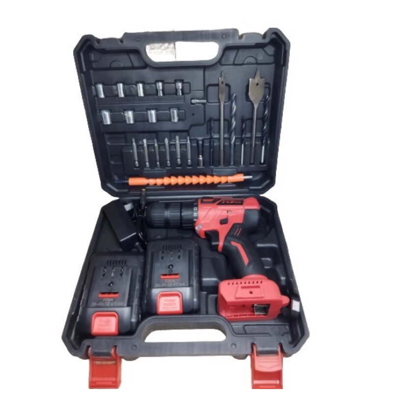 Jual Mesin bor beton 13mm Cordless impact drill JLD 48V bor batrei