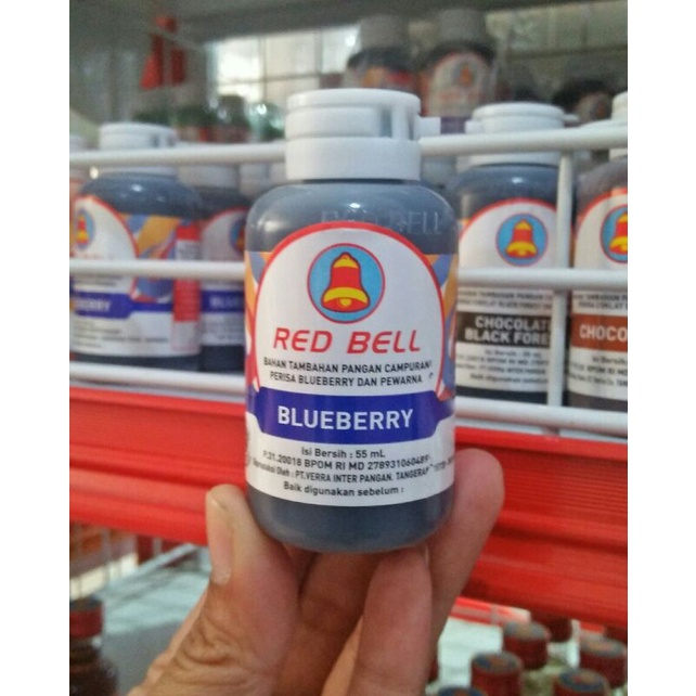 Jual Pasta Red Bell Perisa Dan Pewarna Makanan 55 Ml Perasa All Varian Black Forestsirup Red 2834