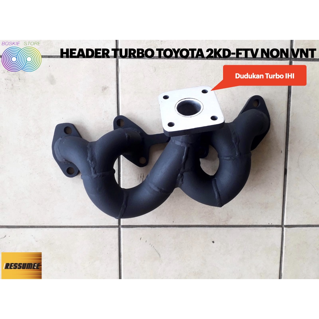Jual Header Fortuner Innova Diesel Turbo 2KD-FTV non VNT Standard IHI ...