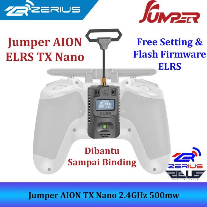 Jual BIG SALE JUMPER AION TX NANO ELRS 2.4GHZ 500MW WITH OLED FOR TPRO ...