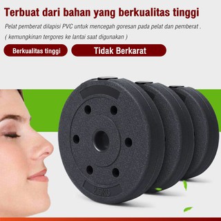 Jual HTD Sport Dumbbell Set 20Kg PVC Alat Olahraga Beban Angkat Besi ...