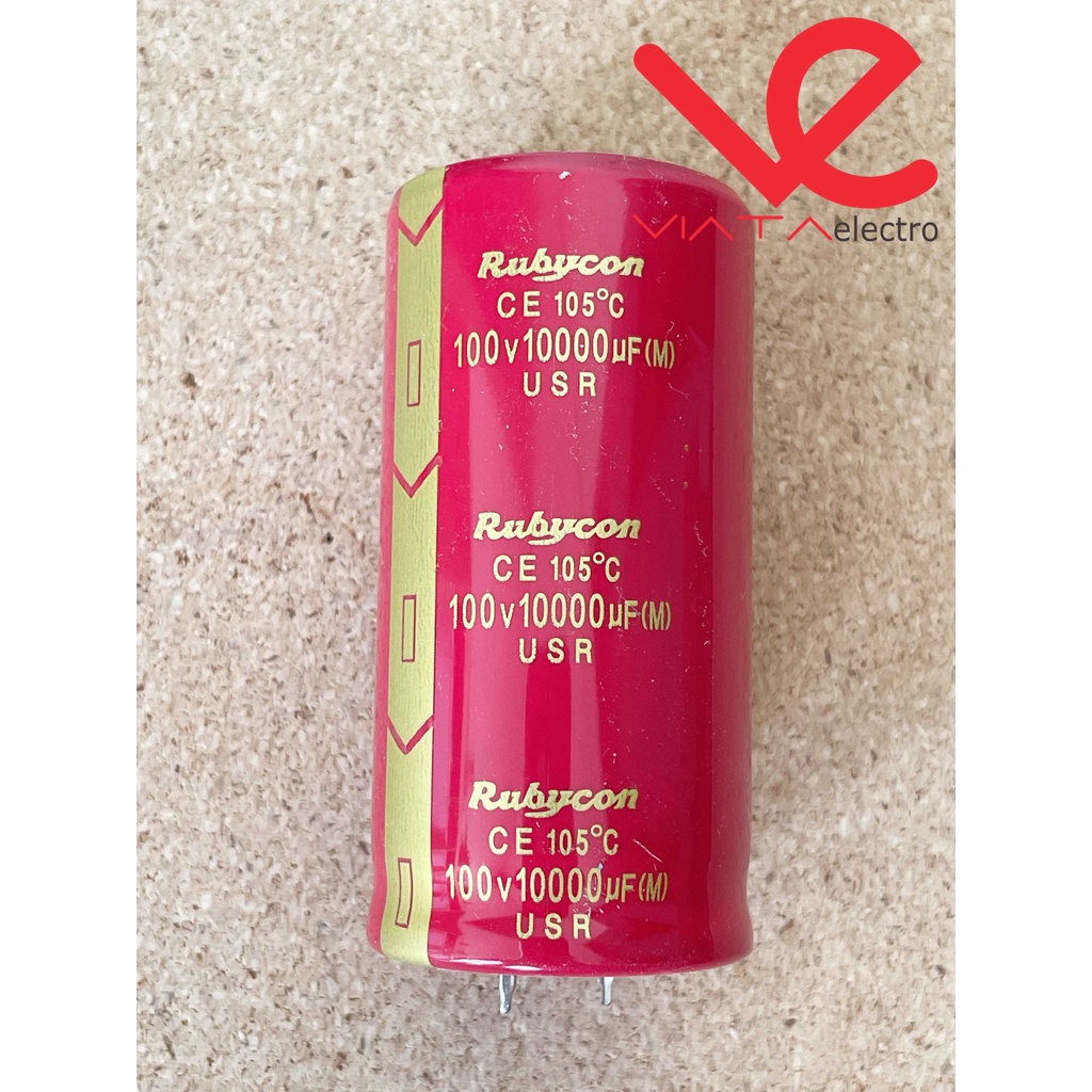 Jual KAPASITOR ELCO 10000UF 100V RUBYCON ORIGINAL USR CAPACITOR ups ...