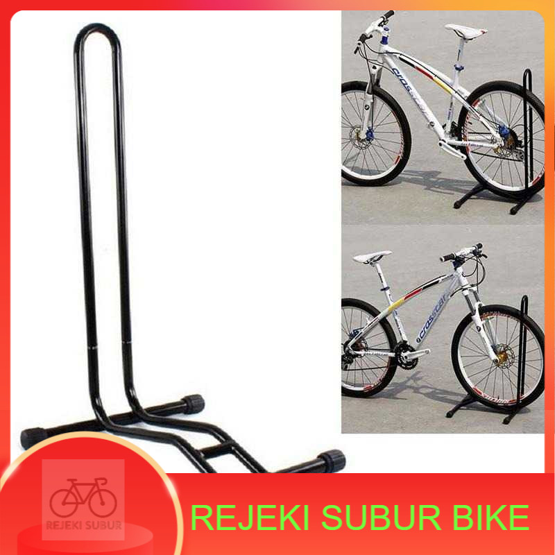 Jual Stand Parkir Sepeda Bicycle Racks Standing Bike Display Model L ...