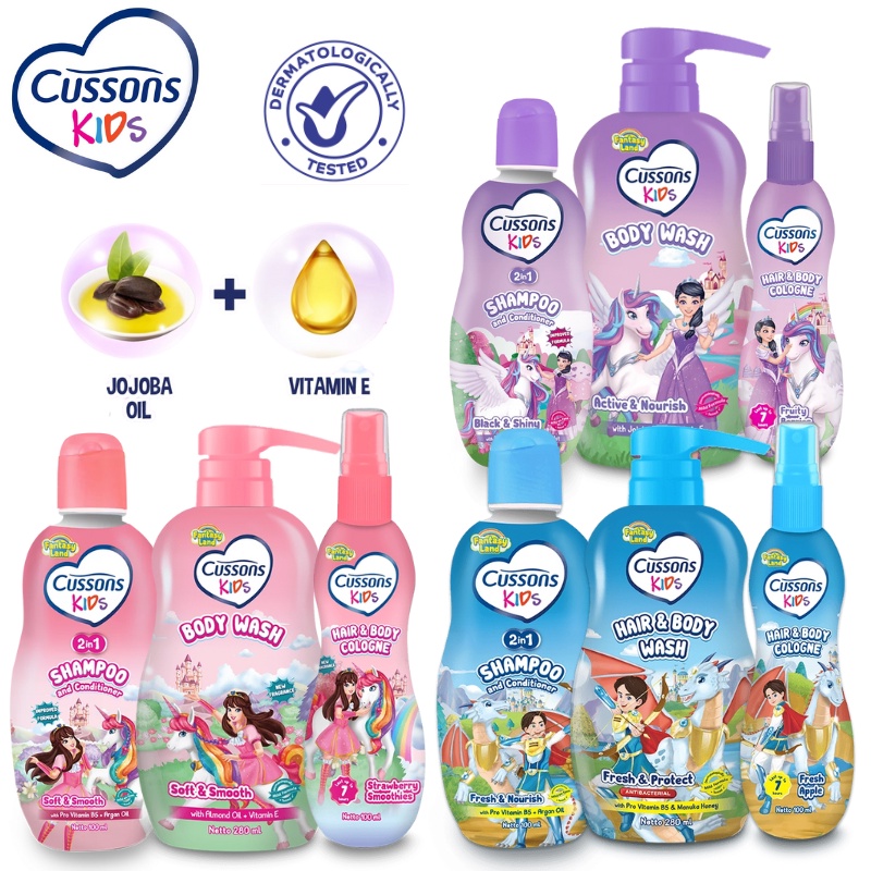 Jual Cussons Kids Shampoo / Body Wash Botol Refill / Hair & Body ...