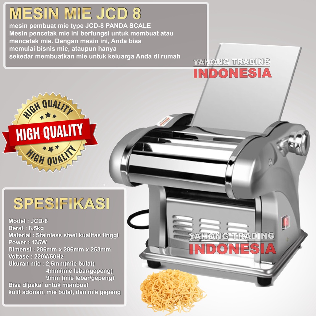 Jual Mesin Pembuat Mie Jcd Mesin Giling Pencetak Mie Noodle Maker