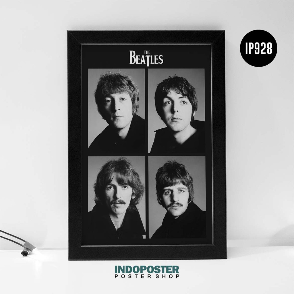 Jual Poster The Beatles Photo Box Monochrome Indoposter A2 60x40cm