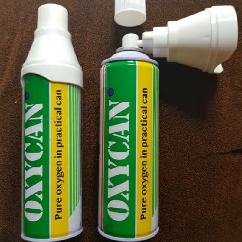 Jual Oxycan Green Oksigen Kaleng 500cc 500ml Shopee Indonesia 