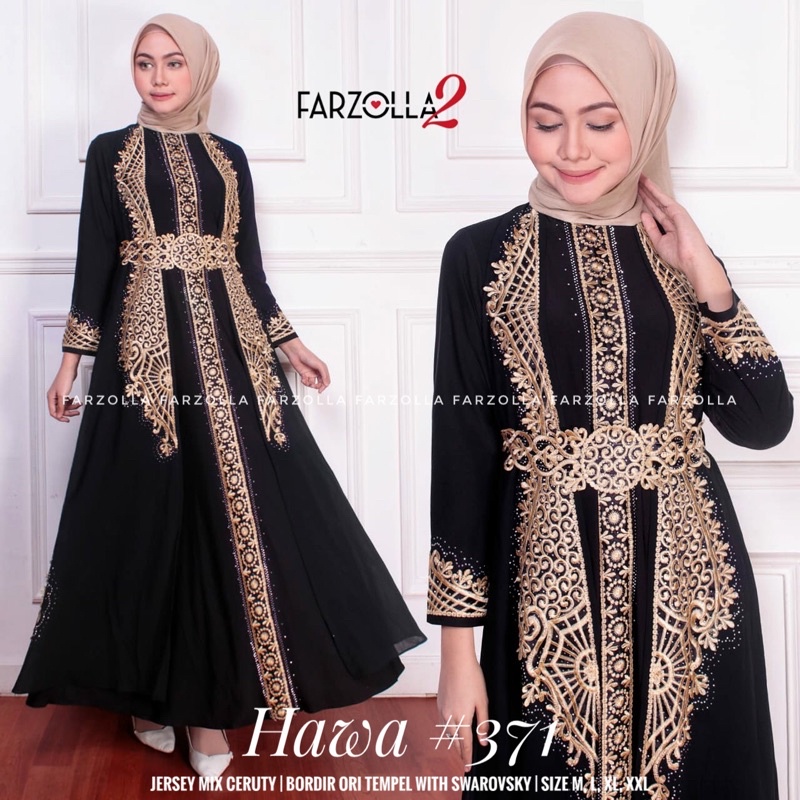 Jual Abaya Turkey | Hawa #371 | Busana Arab Muslimah Original by ...