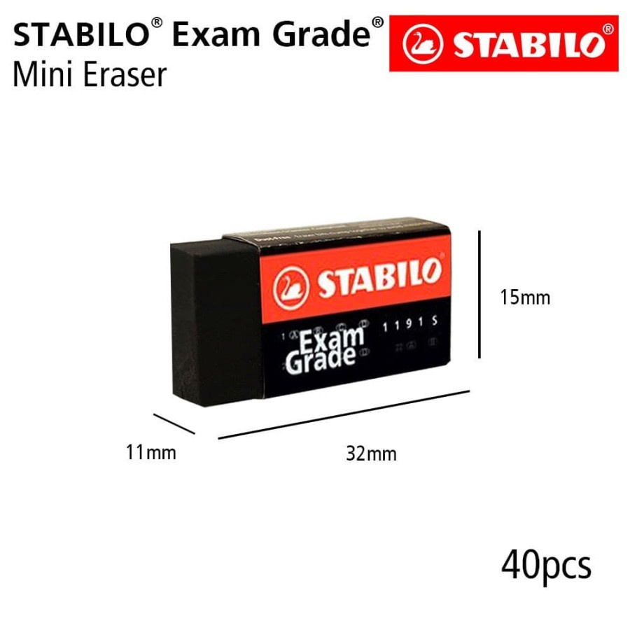 Jual PENGHAPUS STABILO EXAM GRADE MINI SHU 1191S40 | Shopee Indonesia