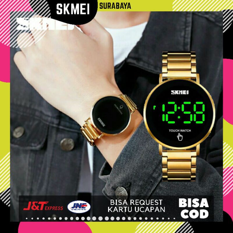 Jual [ Cod ] Viral Skmei 1550 Jam Tangan Pria Wanita Original Led