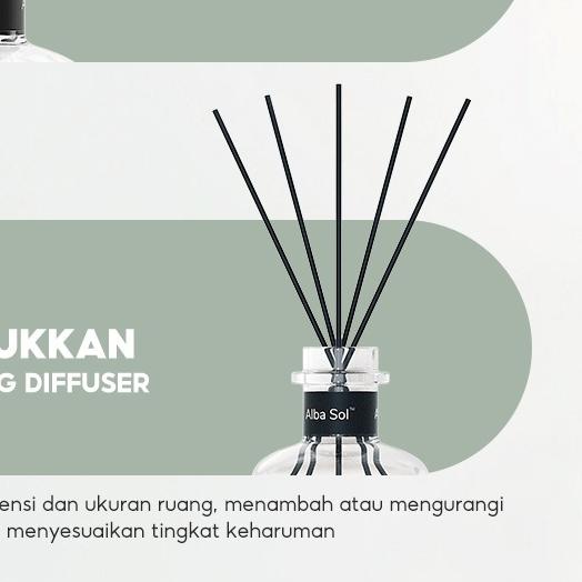 Jual KKV - Alba Sol Reed Diffuser Lucky Water / Nature Seed / Marine ...