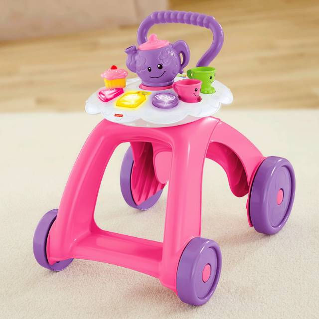 Fisher price cheap tea cart walker