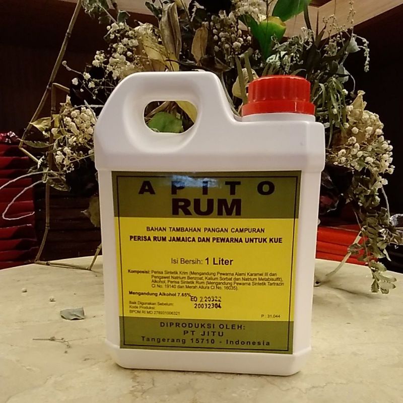 Jual Apito Rum 1 Liter, Perisa Rum Jamaica Dan Pewarna Kue 1 Liter