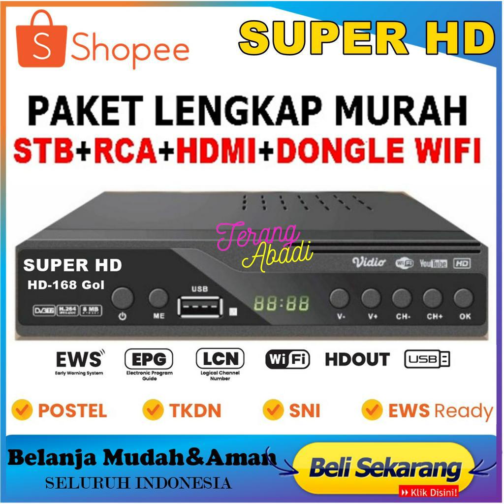 Jual Set Topbox Tv Digital SUPER HD DVB T2 EWS HD Set Box Tv Digital ...