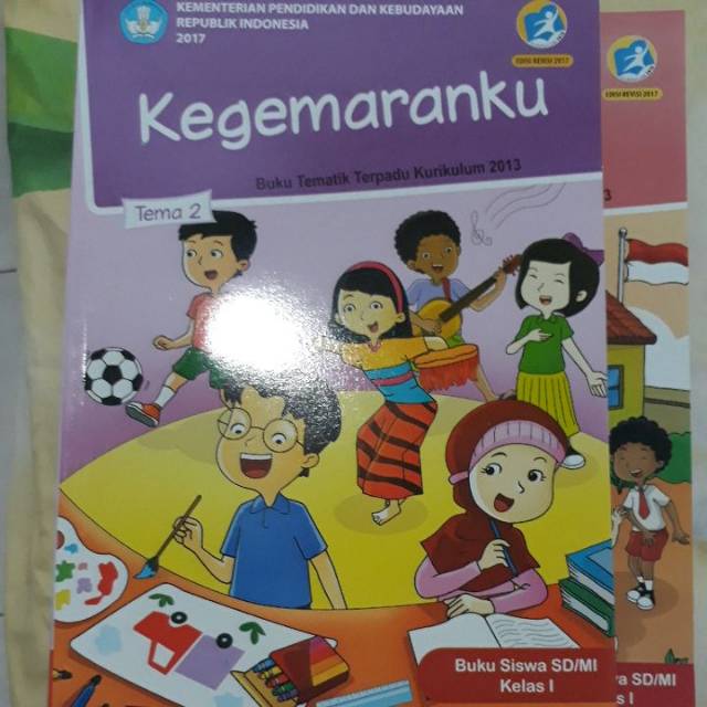 Jual Buku Tematik Sd Kelas 1 Tema 2 Kegemaranku K13 Revisi Terbaru