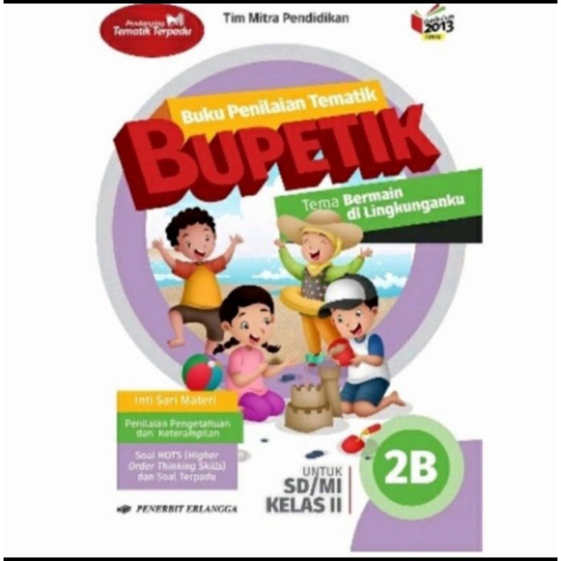 Jual BUKU PENILAIAN TEMATIK (BUPETIK) JILID 2B UNTUK KELAS 2 SD / MI ...