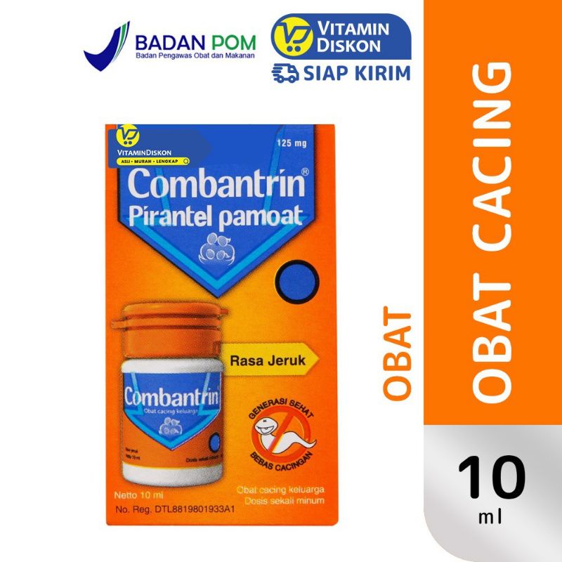 Jual COMBANTRIN SIRUP 10 ML ( KOMPLIT MART / ORIGINAL ) | Shopee Indonesia