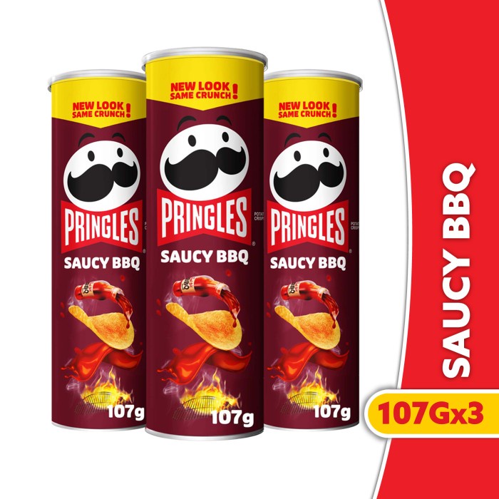 Jual Pringles Keripik Kentang Rasa Saucy Bbq Shopee Indonesia