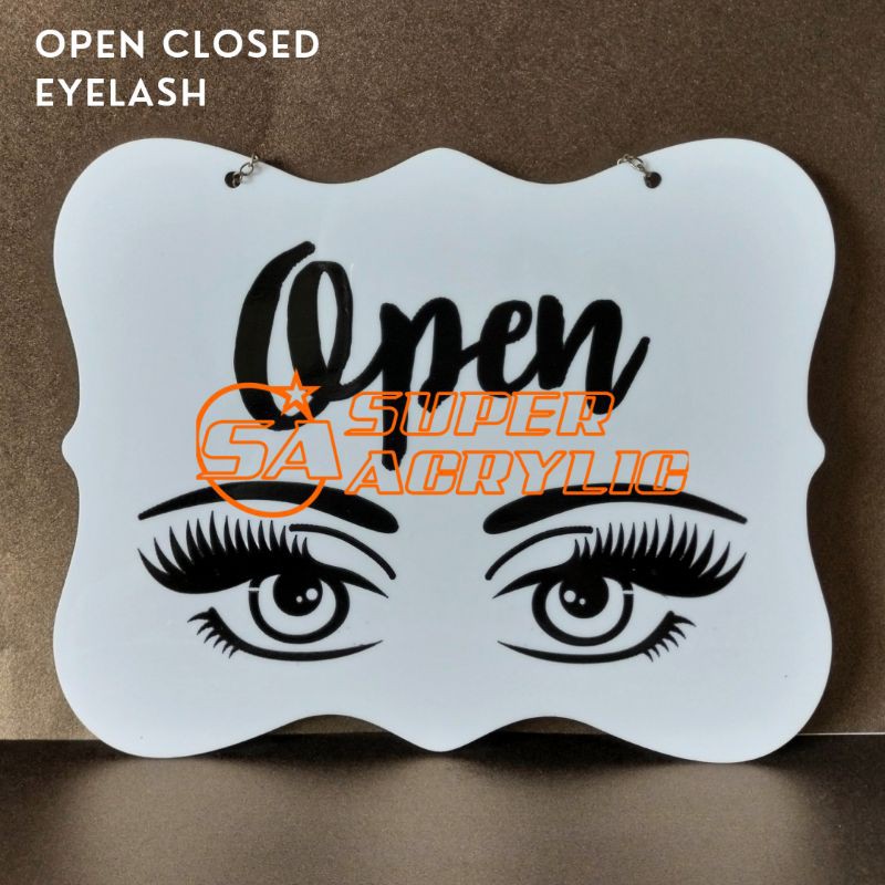 Jual ACRYLIC OPEN CLOSED / OPEN CLOSE AKRILIK / SIGNAGE OPEN CLOSE ...