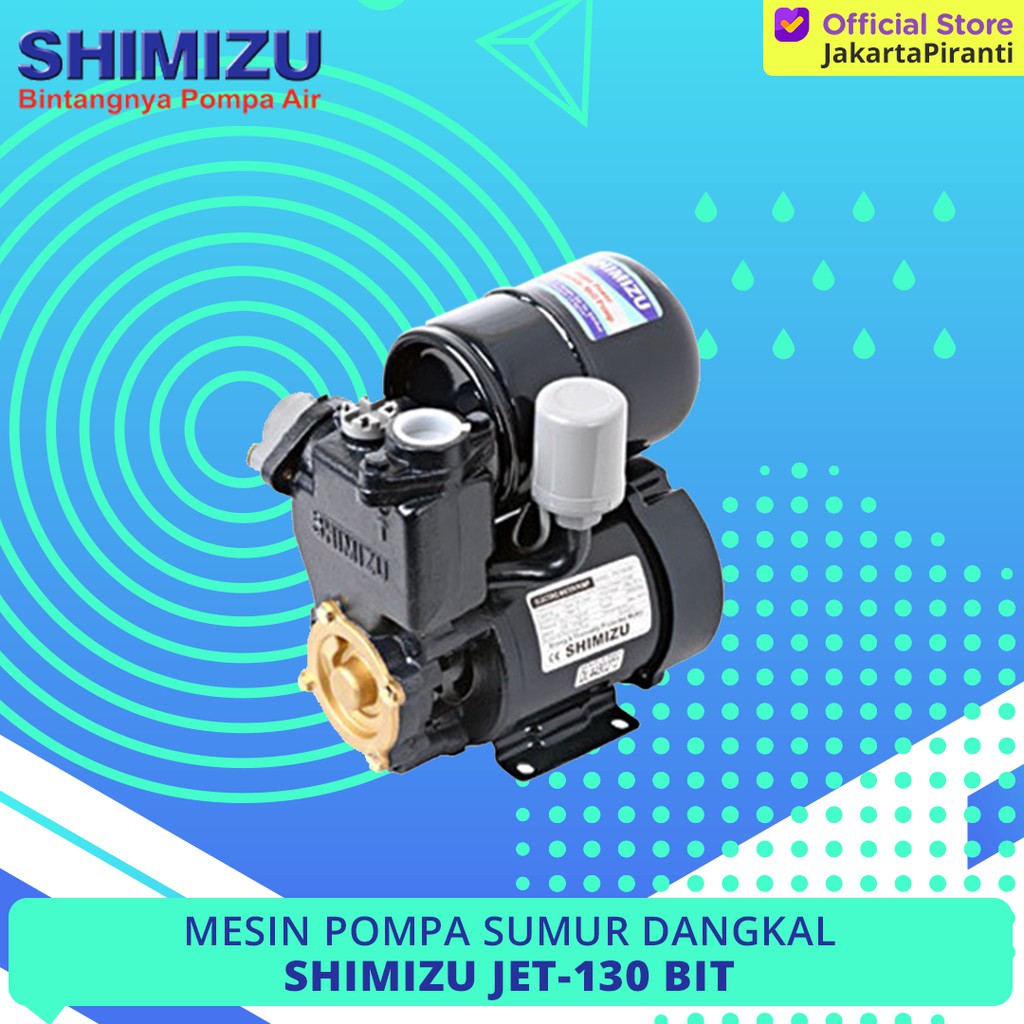 Jual Mesin Pompa Air Sumur Dangkal Otomatis Watt Shimizu Ps Bit