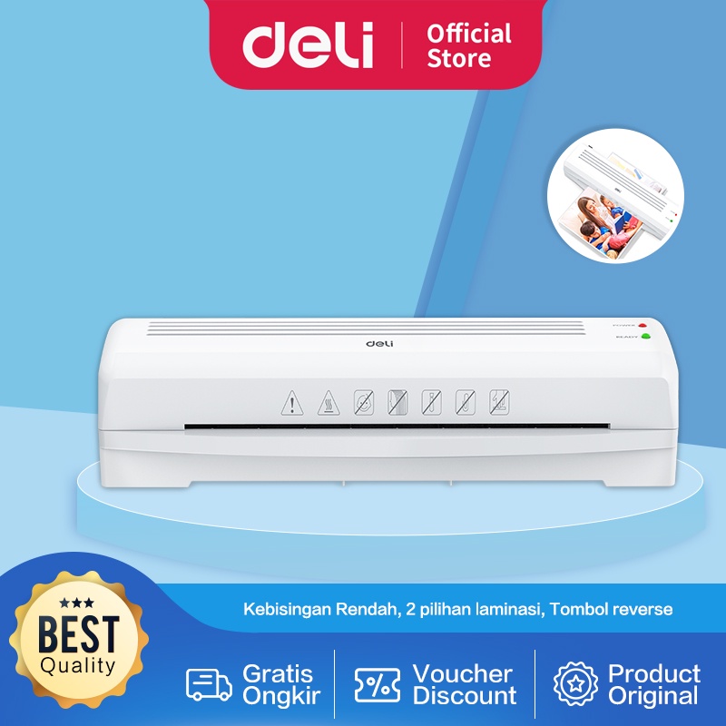 Jual Deli Laminator Machine Mesin Laminating A3 A4 Kebisingan Rendah