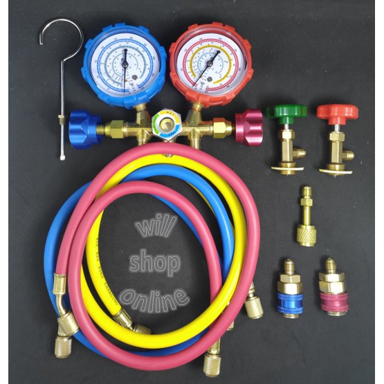 Jual PAKET ALAT ISI GAS PENDINGIN PREON AC RUMAH R22 R32 R410 MOBIL ...