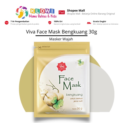 Jual Viva Face Mask Bengkuang 30G / Viva Masker Wajah Shopee Indonesia