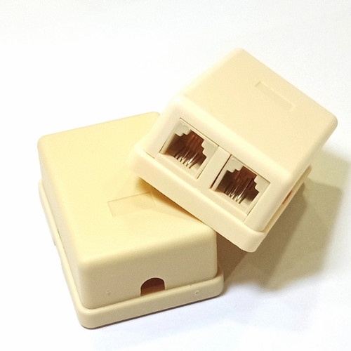 Jual Roset Telepon Telephone Rosette Box 4 Pin RJ11 RJ 11 RJ-11 Kitani ...