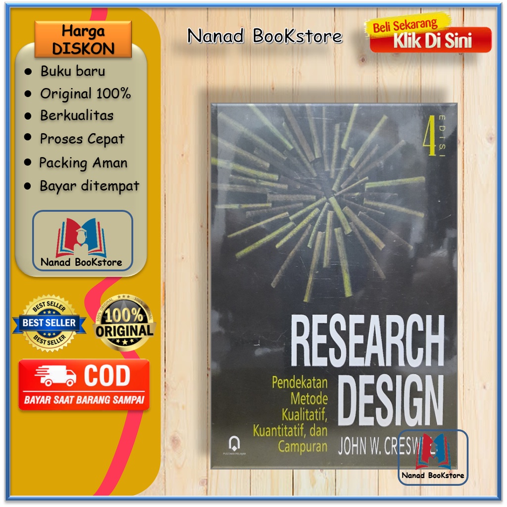 Jual RESEARCH DESIGN EDISI Ke - 4 Pendekatan Metode Kualitatif ...