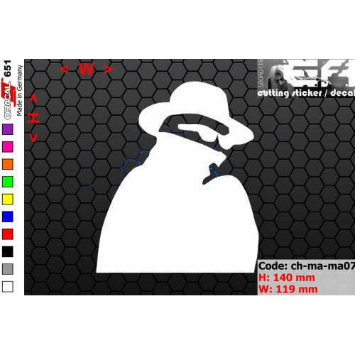 Jual ea cutting sticker / decal Code: ch-ma-ma07 ( mob / mafia ...