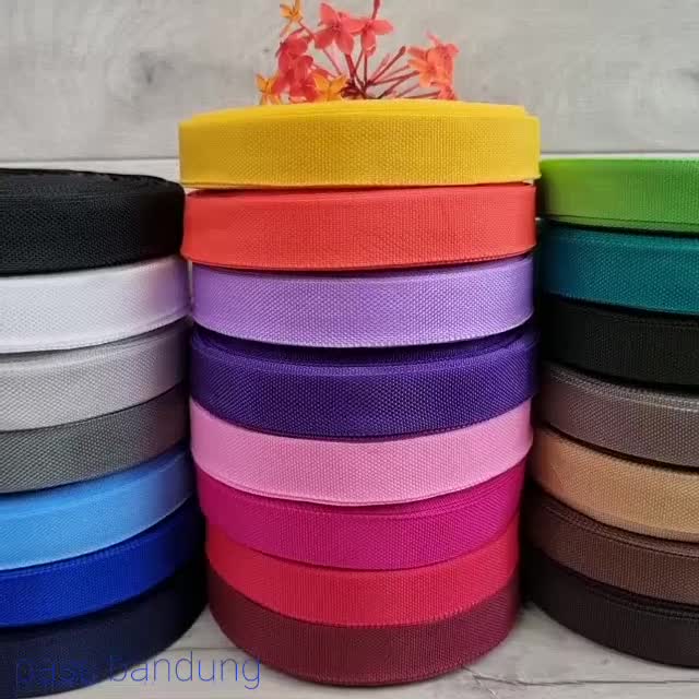 Jual Tali Webbing Pelipit / Bisban / PCR 2 cm 36 Yard/rol (32Meter ...