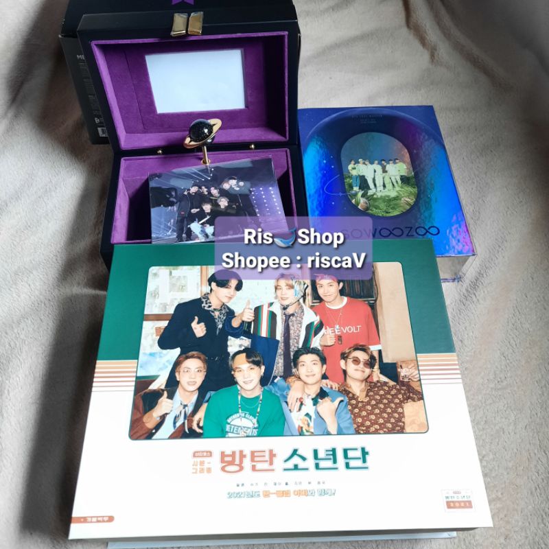 Jual Official BTS Music Box Merch Box 6, DVD Sowoozoo Fullset & SG21