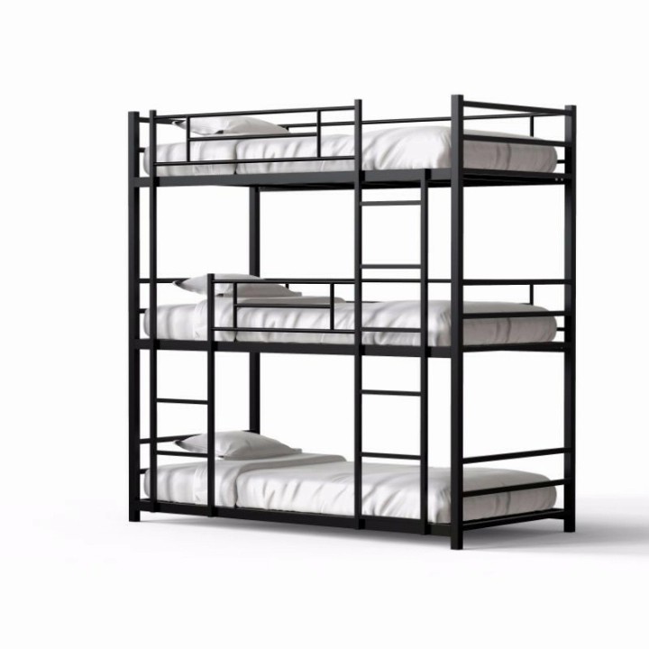 Jual Promo Ranjang Susun Besi 3 Murah Tingkat Uk Kasur 90x200 Blm