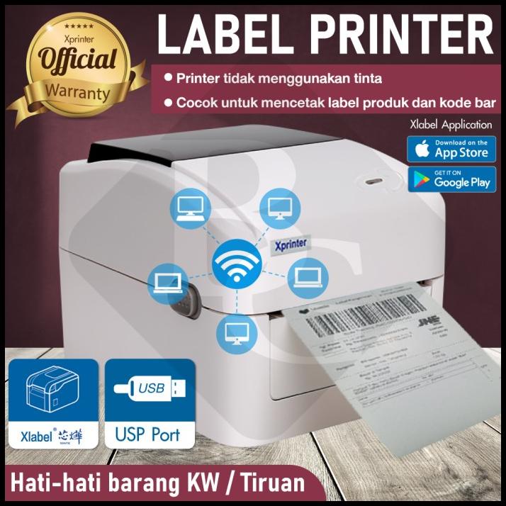 Jual Printer Barcode Label Thermal Xprinter Wifi + Usb Model Xp-420B ...