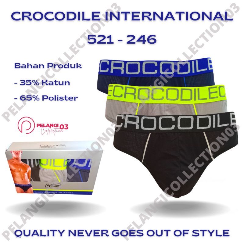 Jual CELANA DALAM PRIA CROCODILE 521 246 (ADA BIG SIZE) | Shopee Indonesia